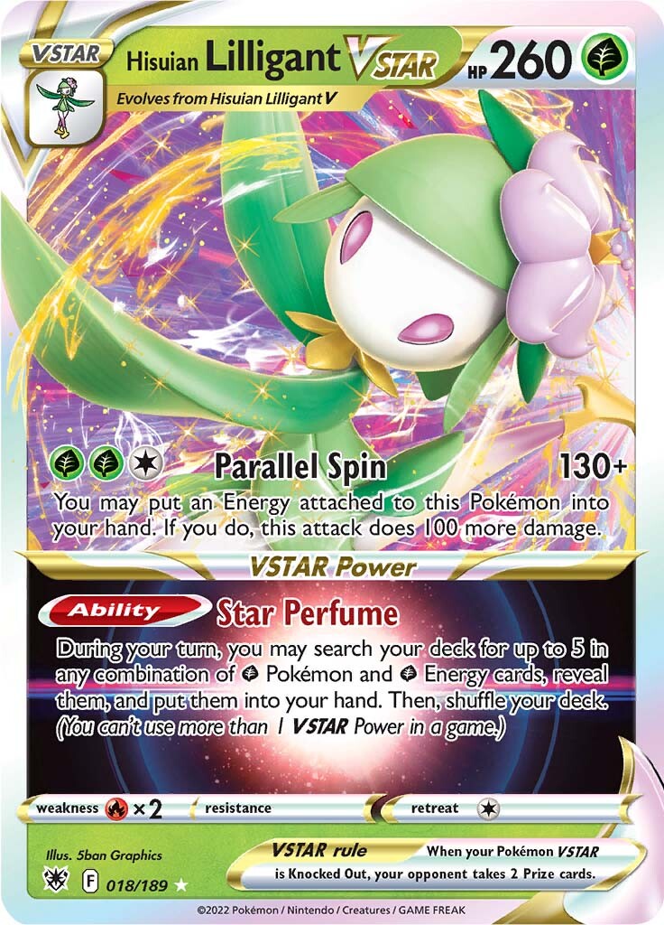 Hisuian Lilligant VSTAR (018/189)